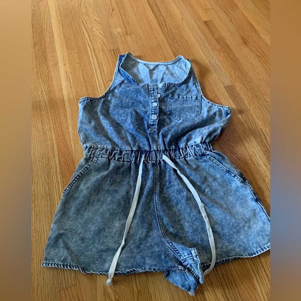 Women’s denim romper